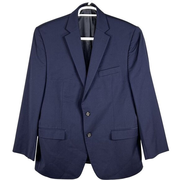 Lauren Ralph Lauren Mens 42R Navy Sport Coat Blazer Wool Quiet Luxury Timeless - Picture 7 of 13